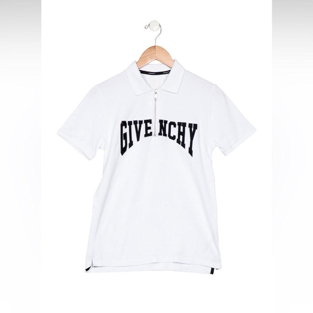Boys Zip Up Givenchy Polo